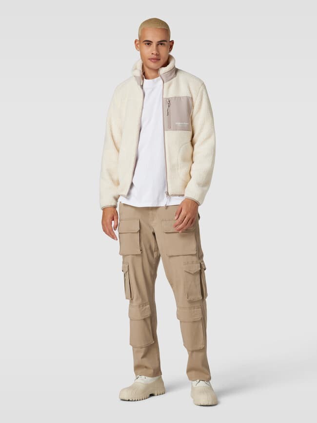 

Куртка из меха тедди модель "JORVESTERBRO" Jack & Jones, бежевый