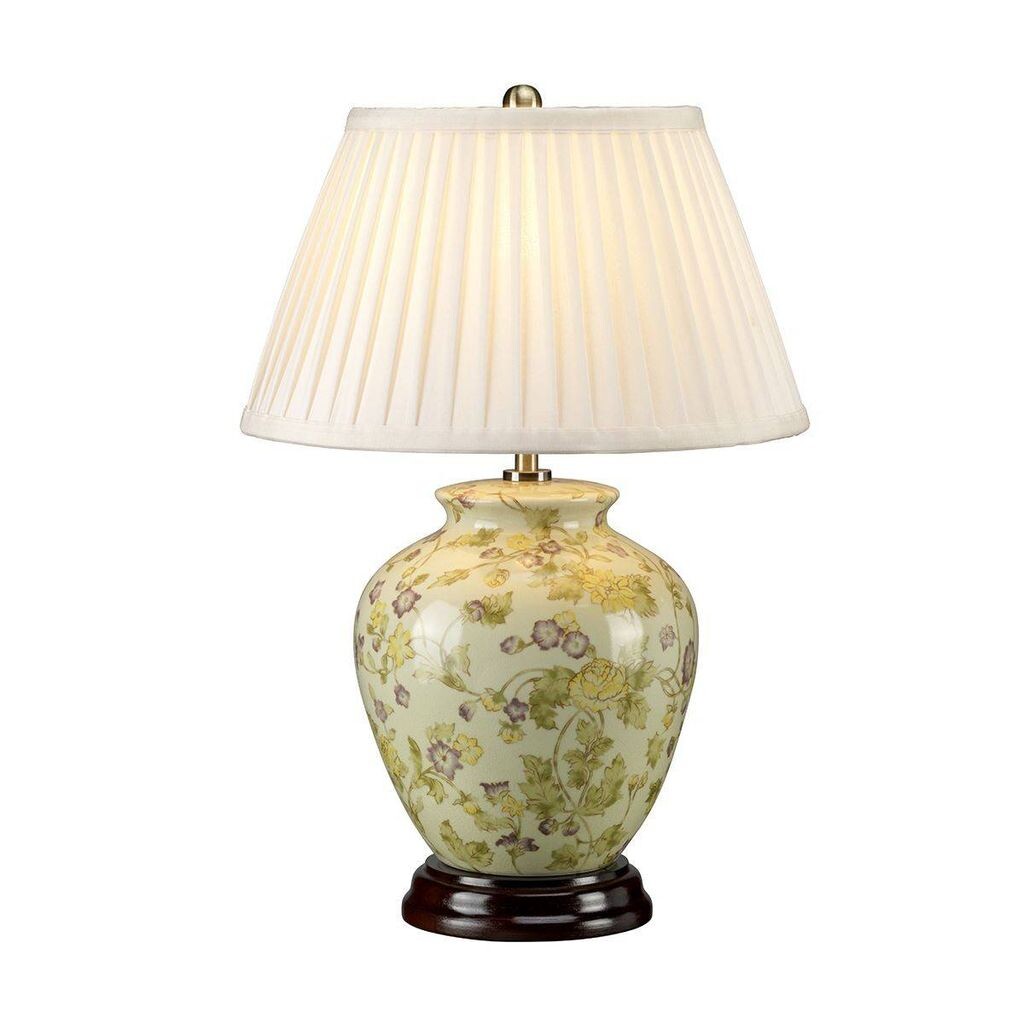 

Настольная лампа Yellow Flowers E27 40Вт фарфор, желтый и фиолетовый Высота:44см Ø31см Elstead Lighting