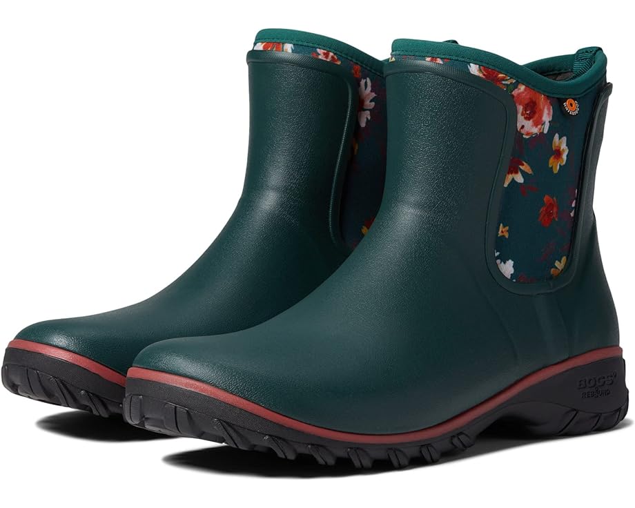 Ботинки Bogs Sauvie Slip-On Boot Painterly, цвет Emerald Multi