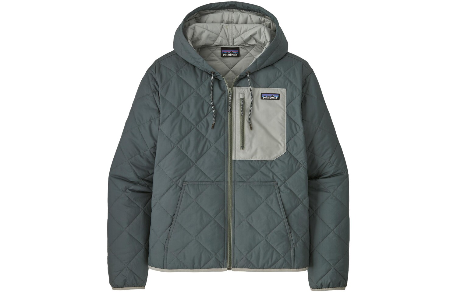 

Стеганая куртка Diamond для женщин Patagonia, цвет New green/nouveau green