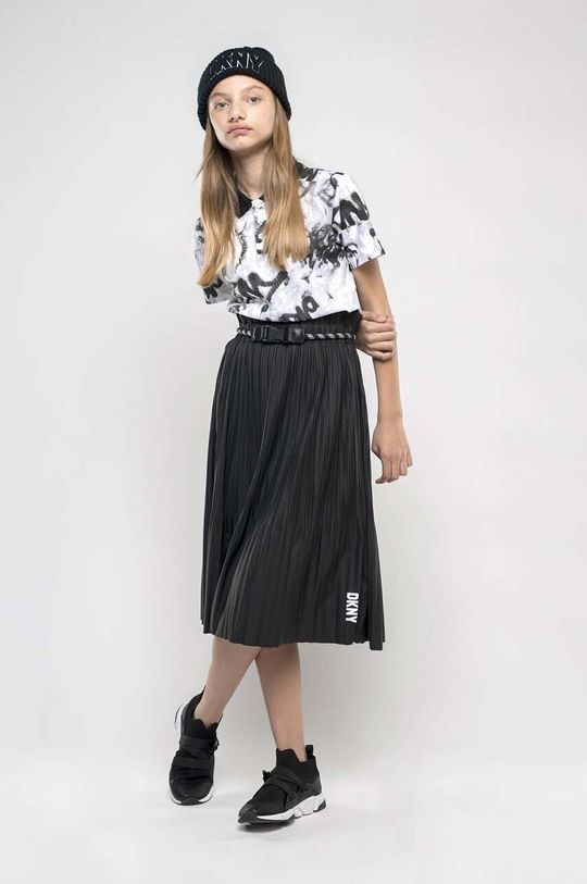 Юбка для девочки DKNY, черный юбка dkny размер 164 мультиколор