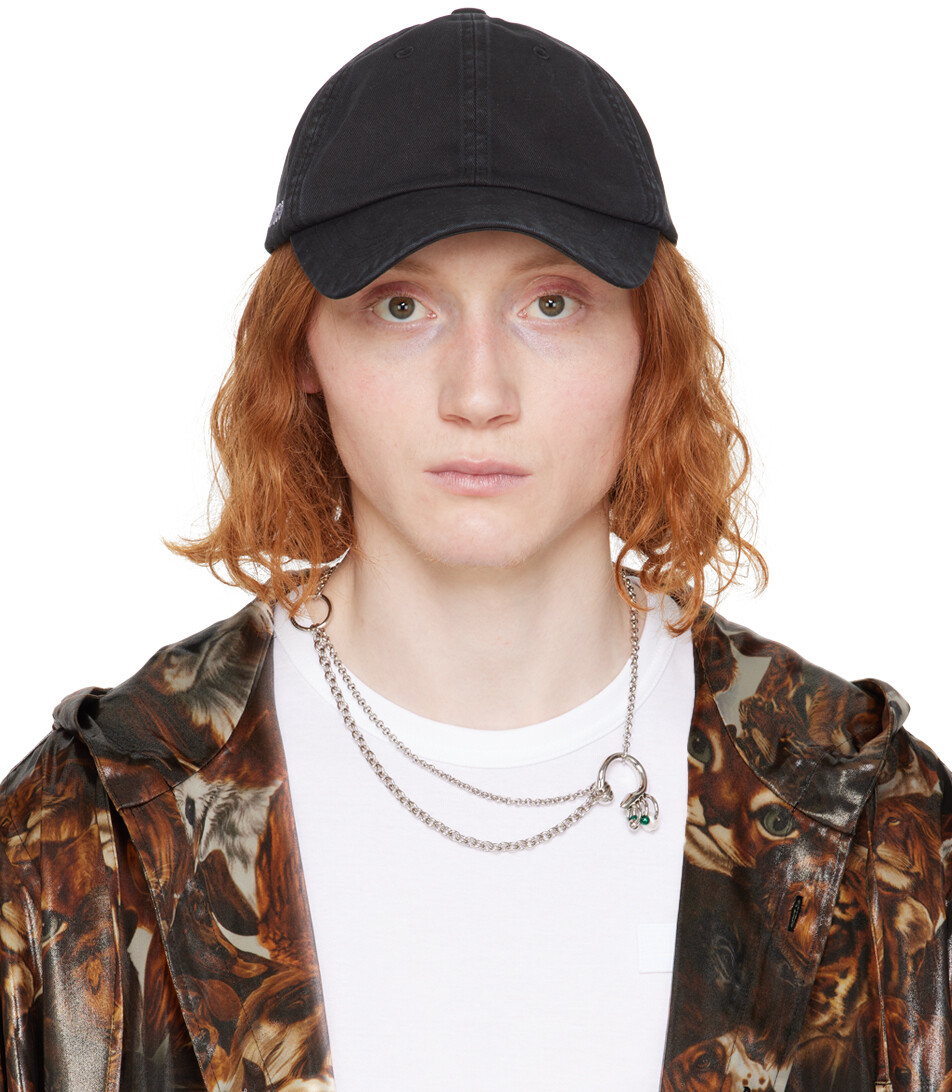 

Черная кепка из твила Acne Studios