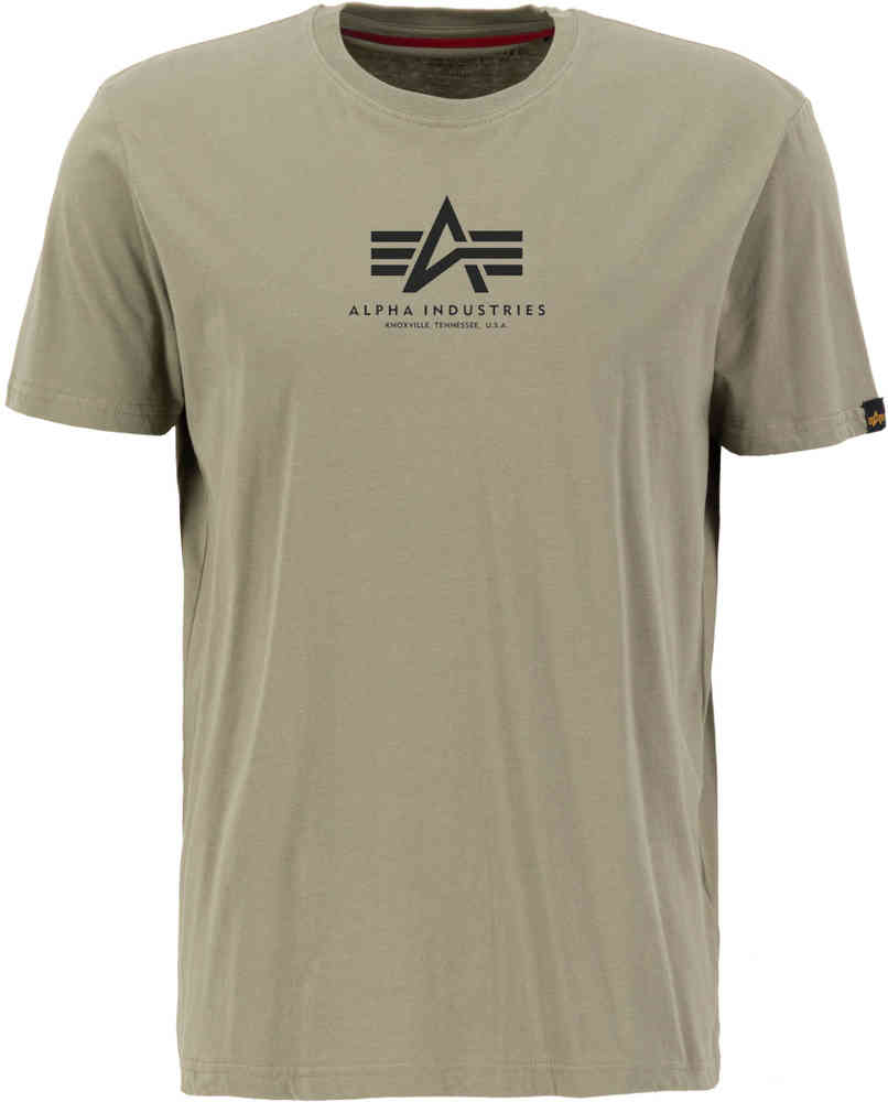 Базовая футболка ML Alpha Industries, оливковое базовая футболка ml alpha industries серо голубой