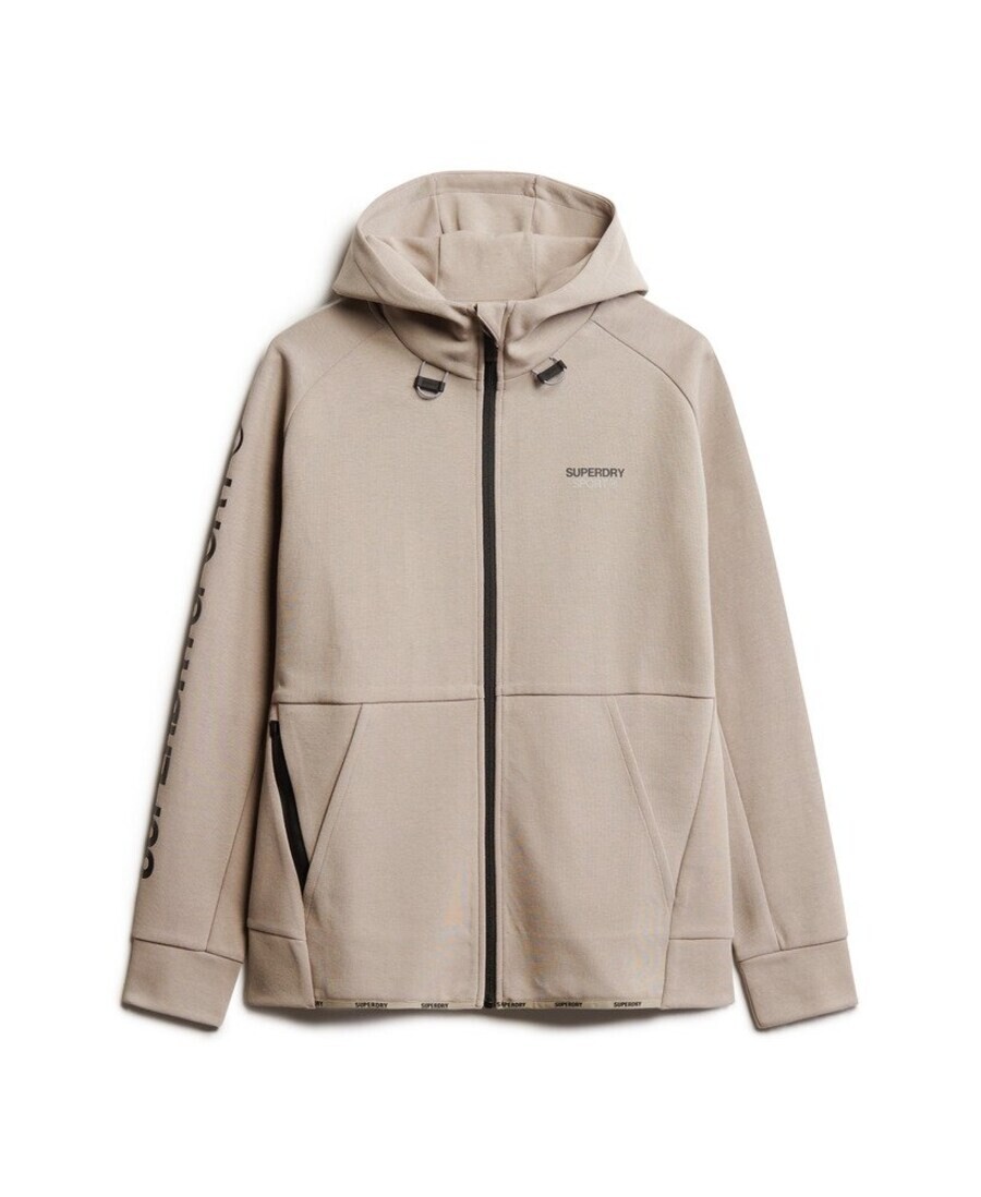 

Спортивная толстовка Superdry Athletic Zip-Up Hoodie, бежевый