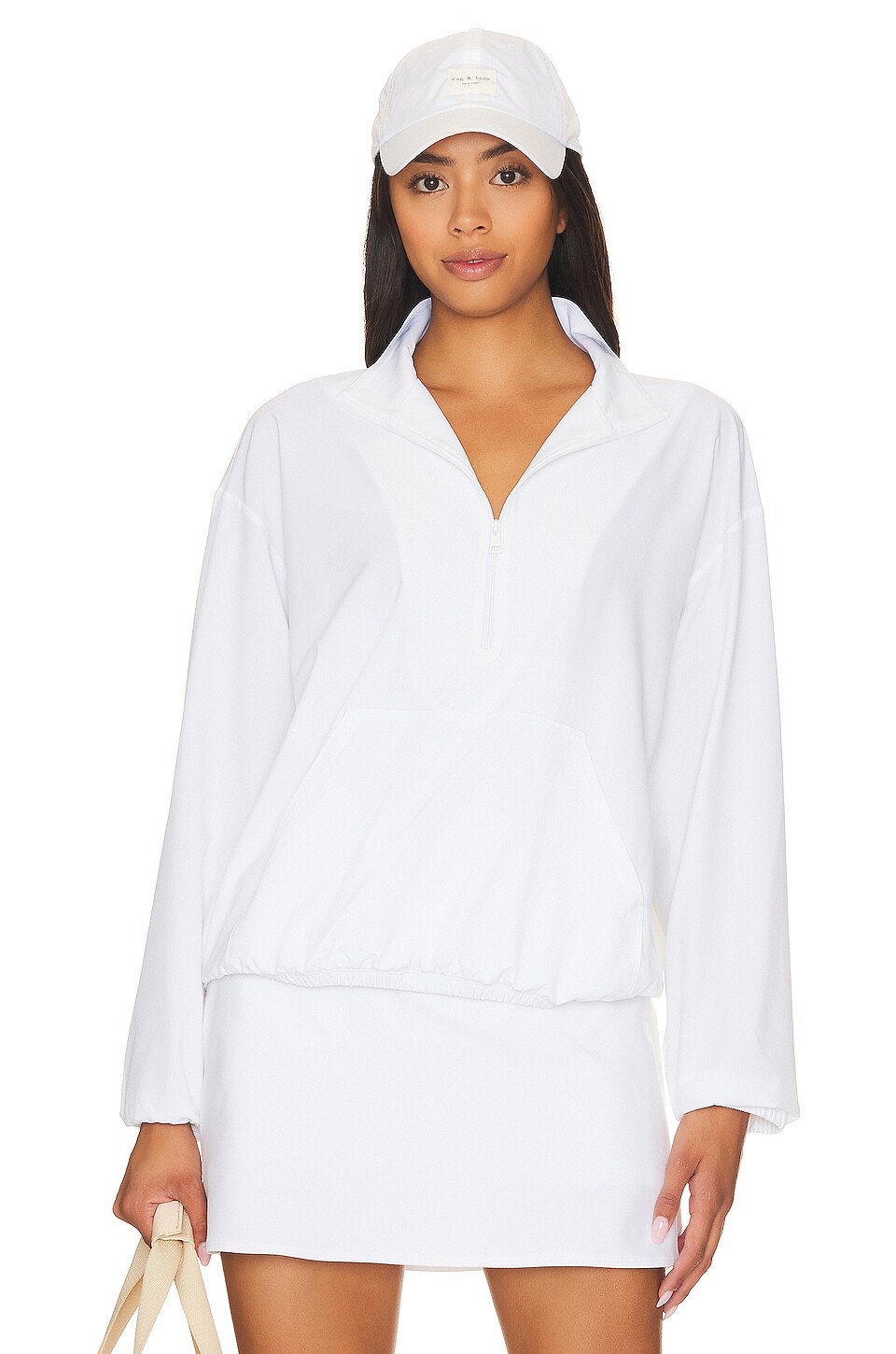 

Пуловер Beyond Yoga In Stride Half Zip, цвет True White