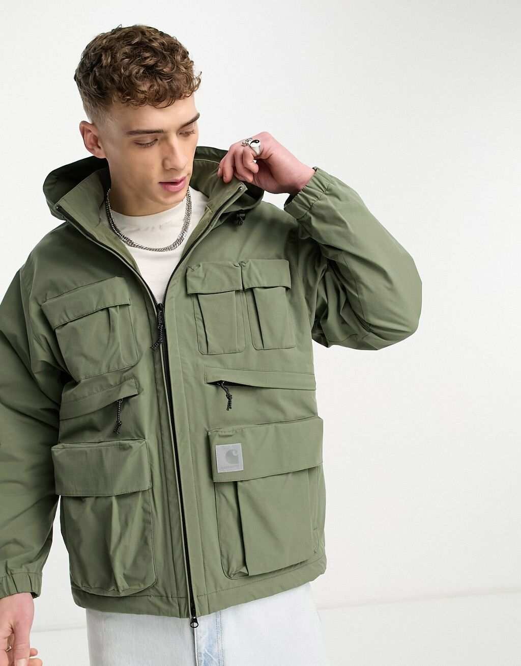 

Зеленая куртка Carhartt WIP idaho