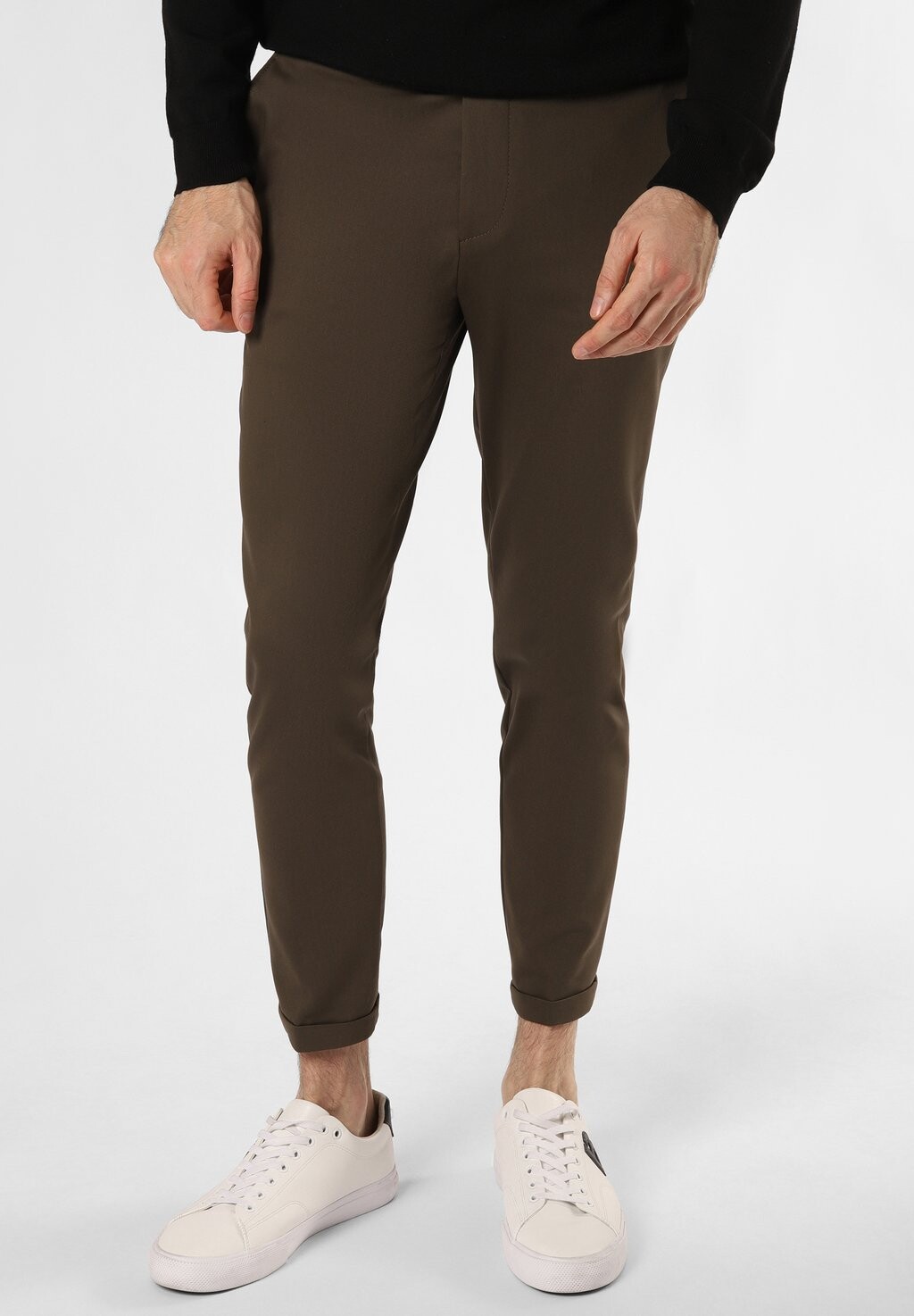 

Чинос LIAM FINSHLEY & HARDING LONDON, оливковый