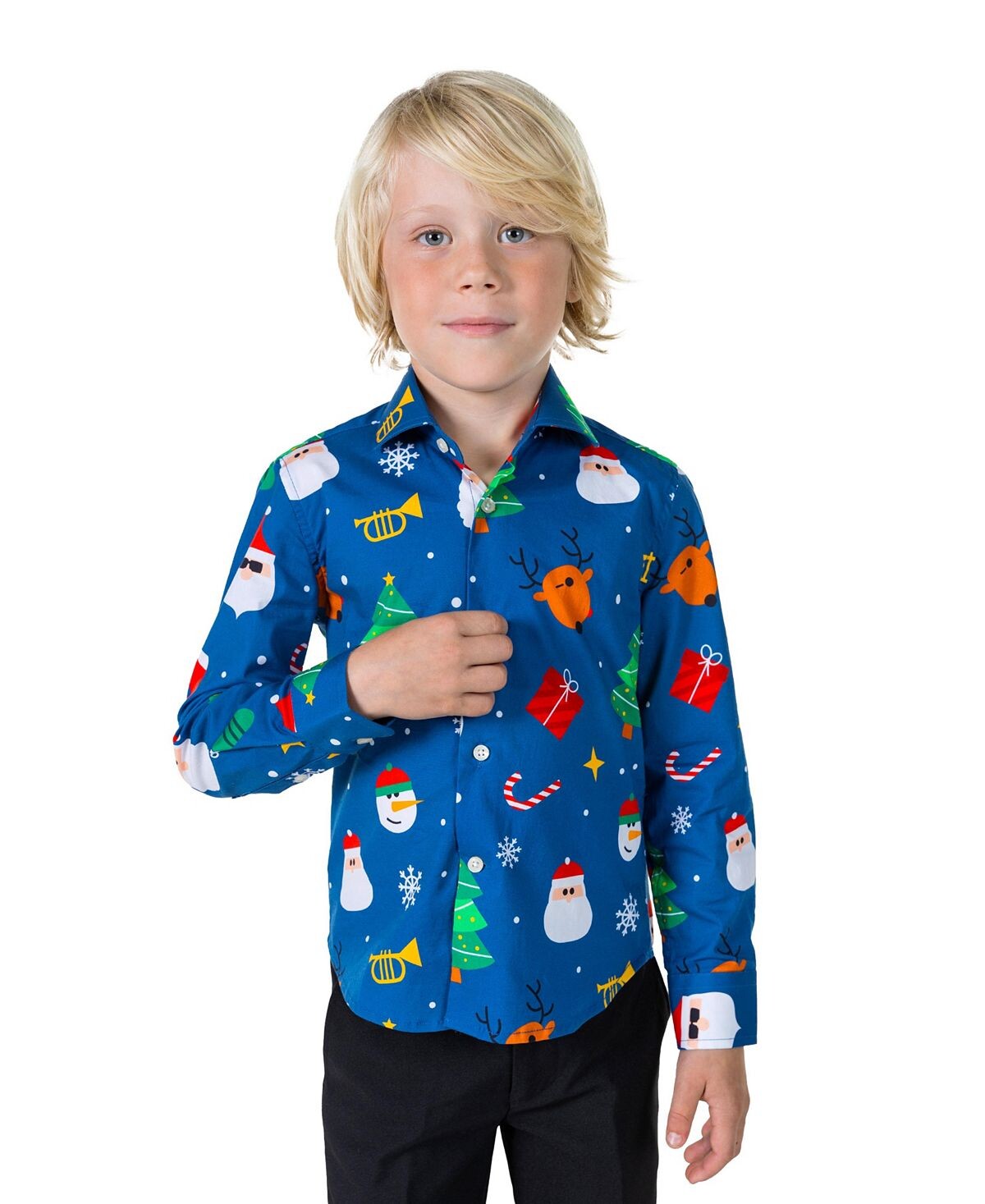 

Рубашка с длинными рукавами Big Boys Festive OppoSuits