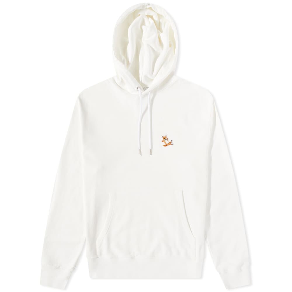 

Классическое худи Maison Kitsune Chillax с лисой нашивкой, экрю