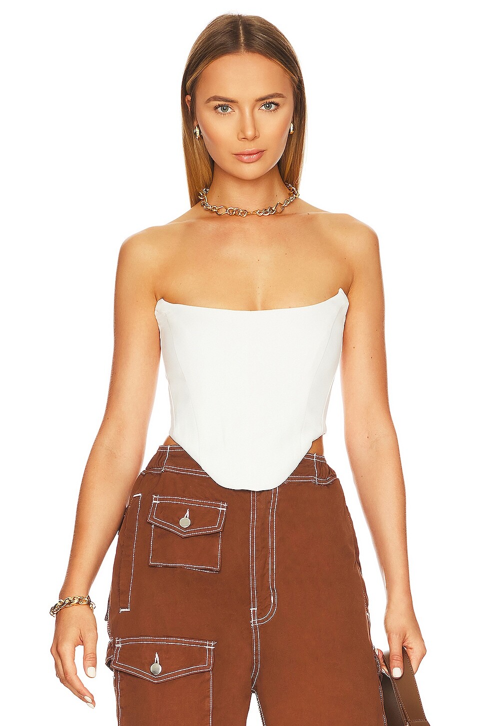 

Бюстье Bardot Marine Corset, цвет Orchid White