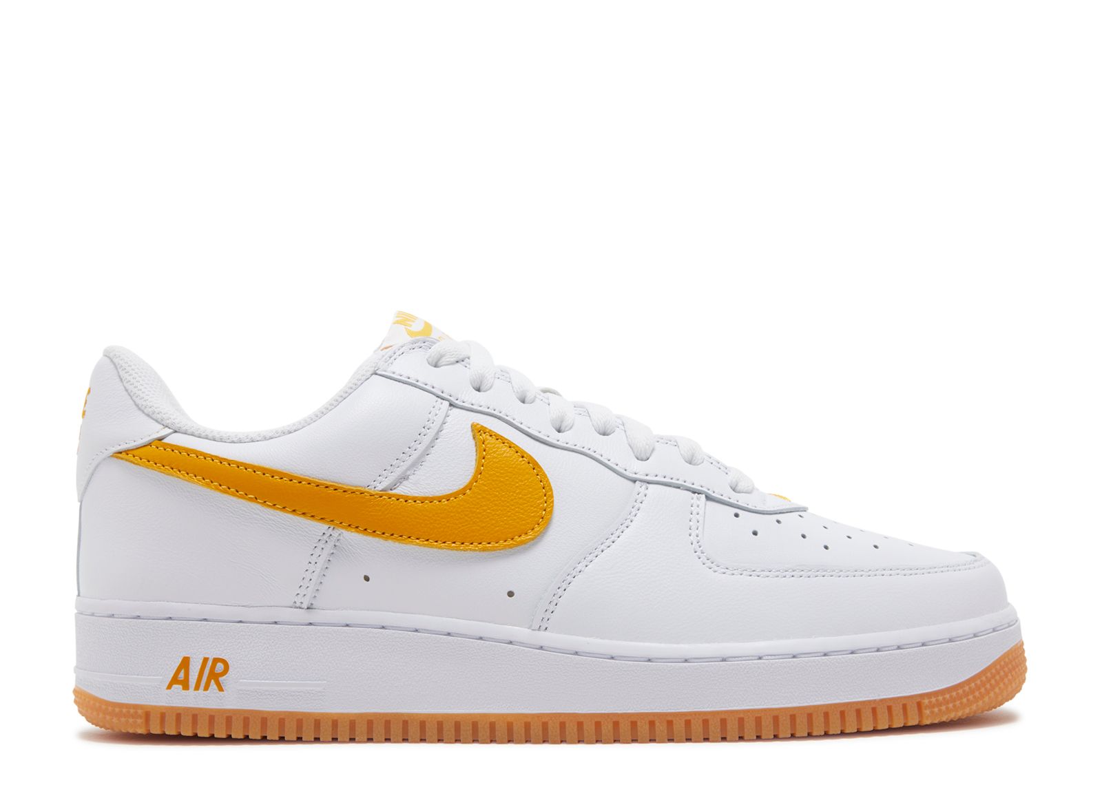 

Кроссовки Nike Air Force 1 Low 'Color Of The Month - White University Gold', белый, Белый;серый