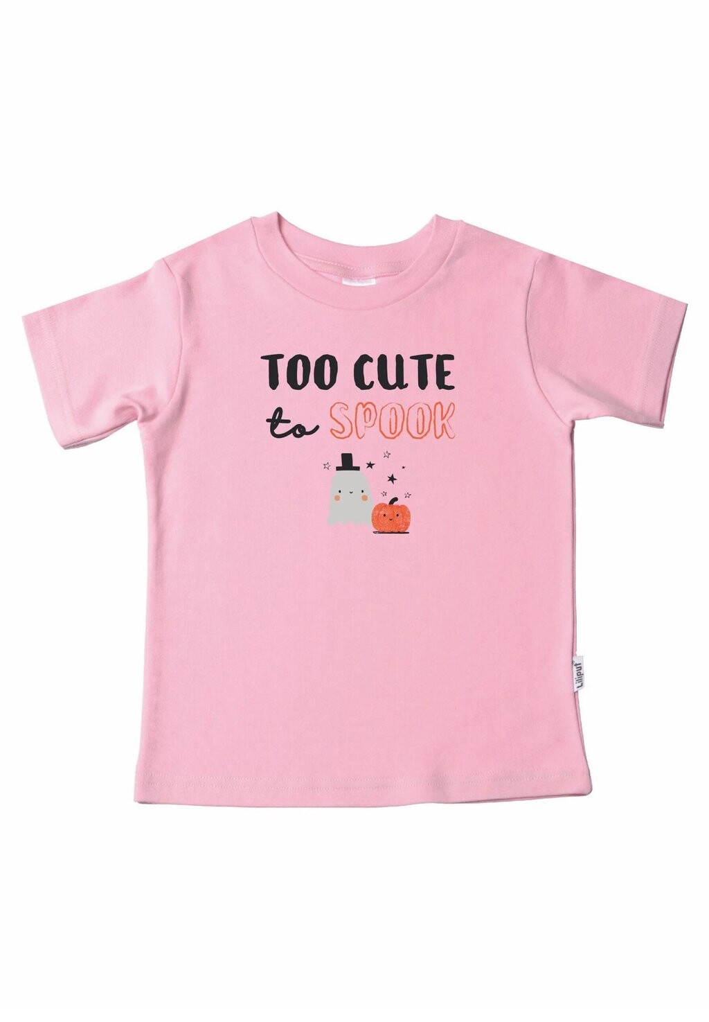 

Футболка с принтом TOO CUTE TO SPOOK Liliput, цвет rosa