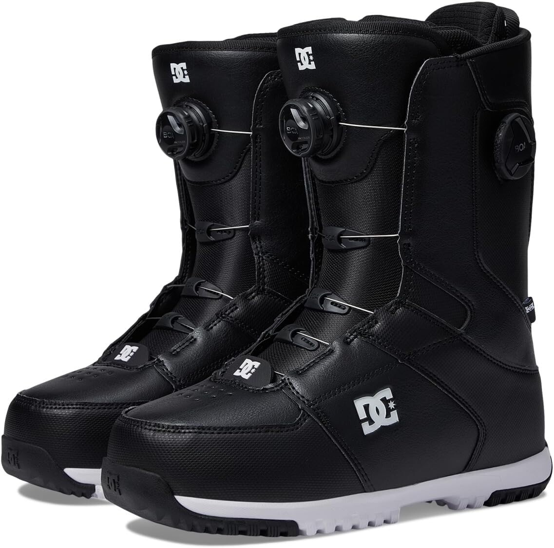 

Ботинки Control Dual BOA Snowboard Boots DC, цвет Black/Black/White