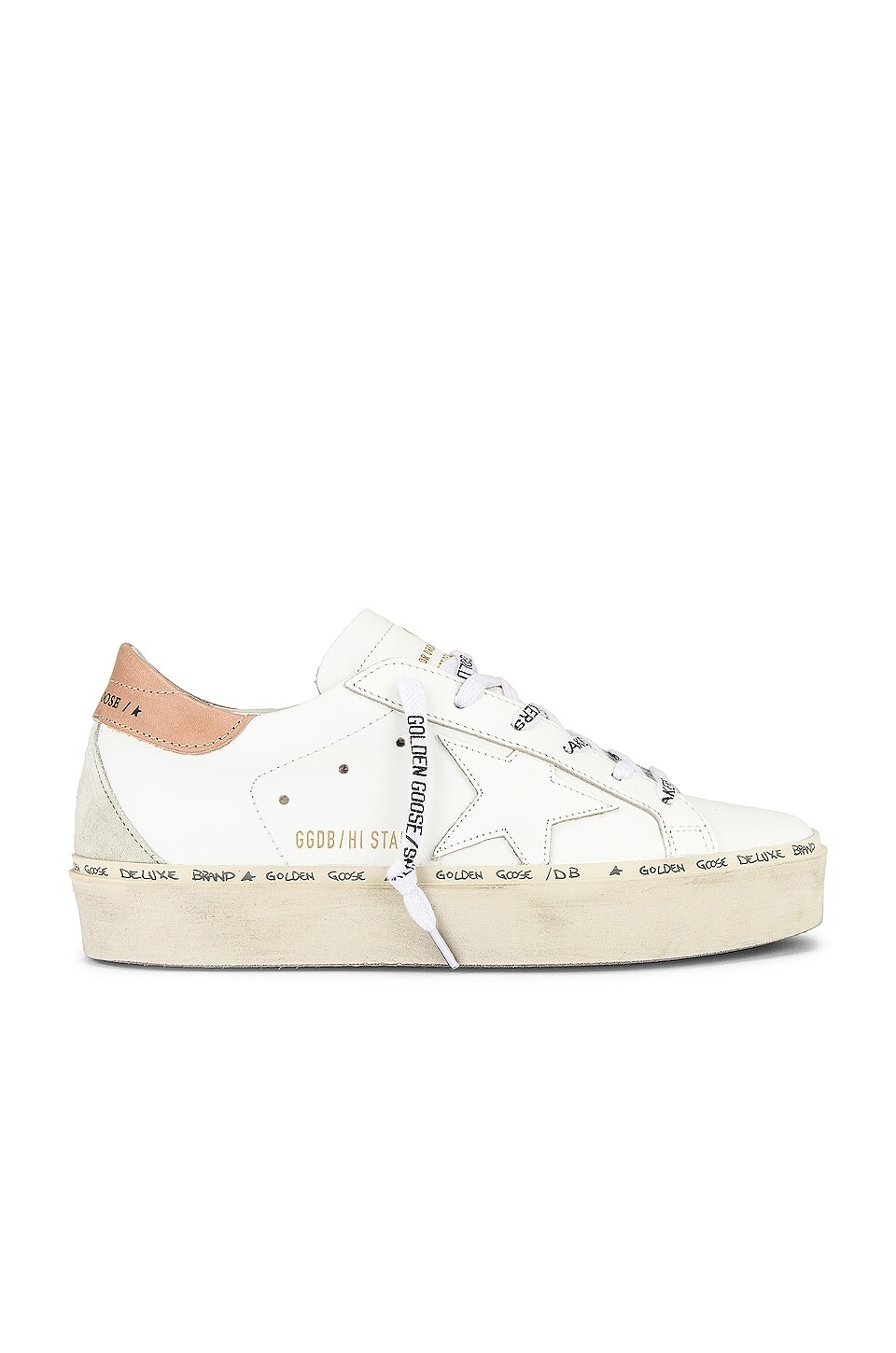 

Кроссовки Golden Goose Hi Star, цвет White, Turtle Dove, & Ice
