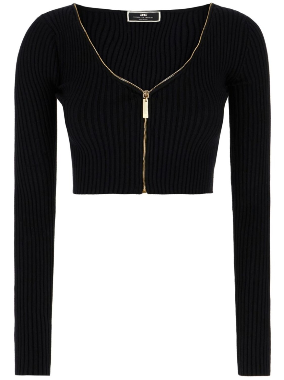 

Укороченный кардиган Elisabetta Franchi, черный