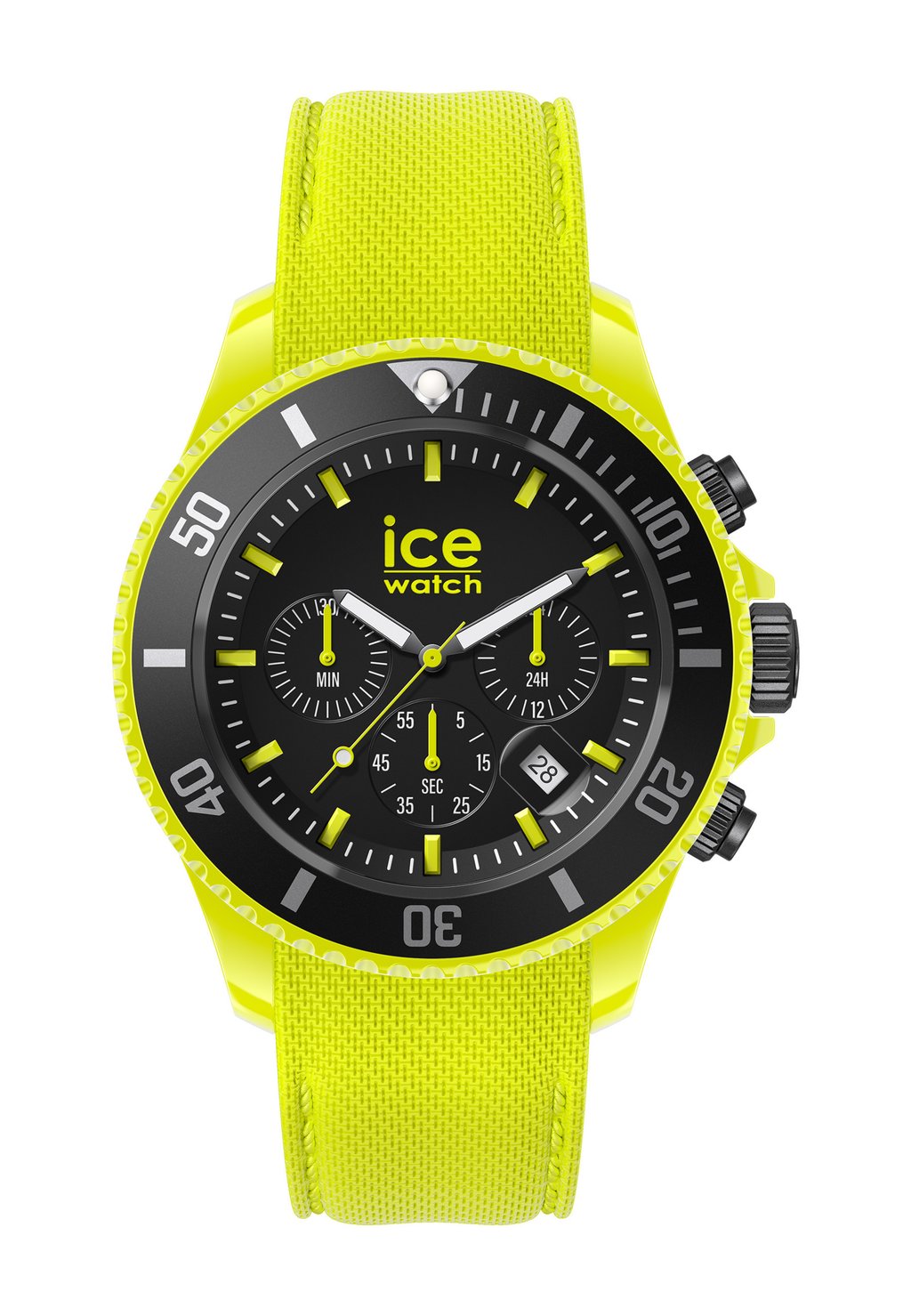 хронограф ice watch синий красный l Хронограф Ice-Watch, цвет neon yellow l