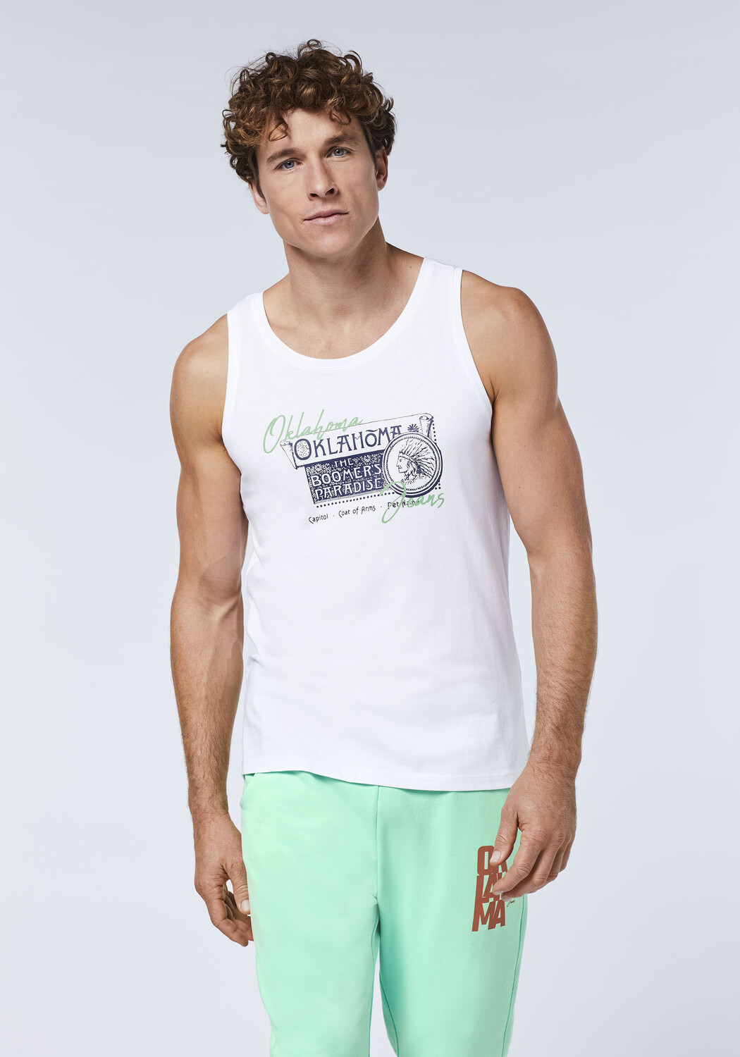 

Футболка Oklahoma Jeans Tank Top, белый