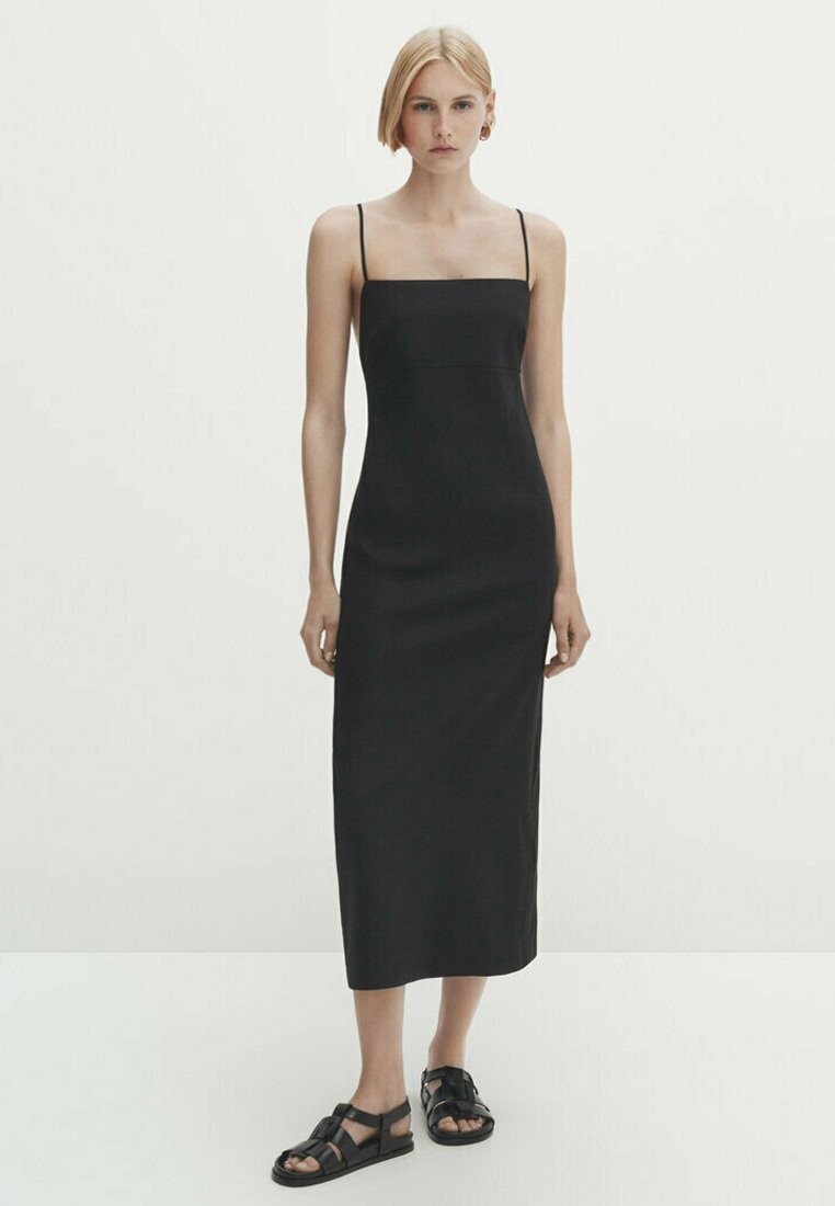 

Повседневное платье Massimo Dutti, черный
