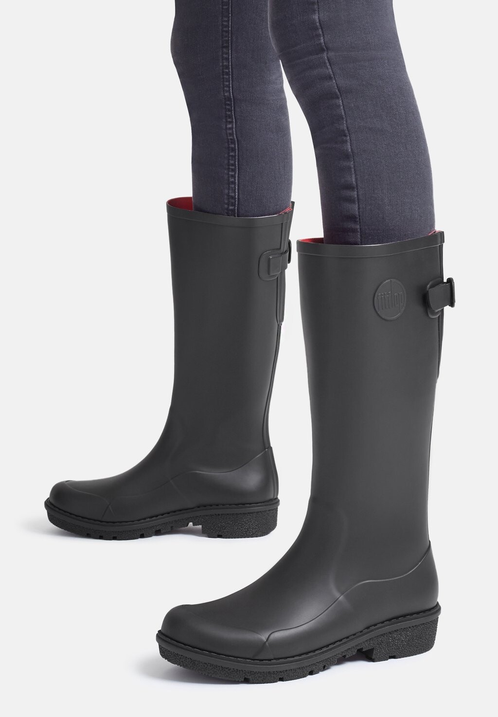 

Резиновые сапоги FitFlop, черный