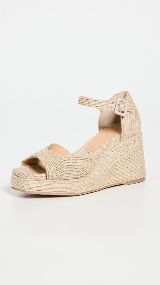 

Сандалии Castaner Trini Mid Wedge, натуральный