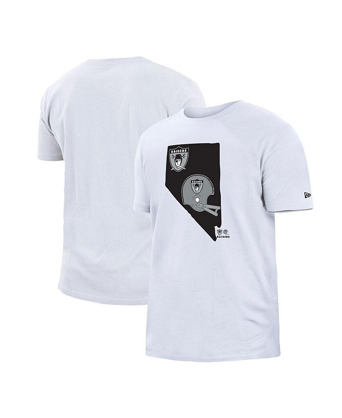 

Мужская белая футболка Las Vegas Raiders Gameday State New Era, белый