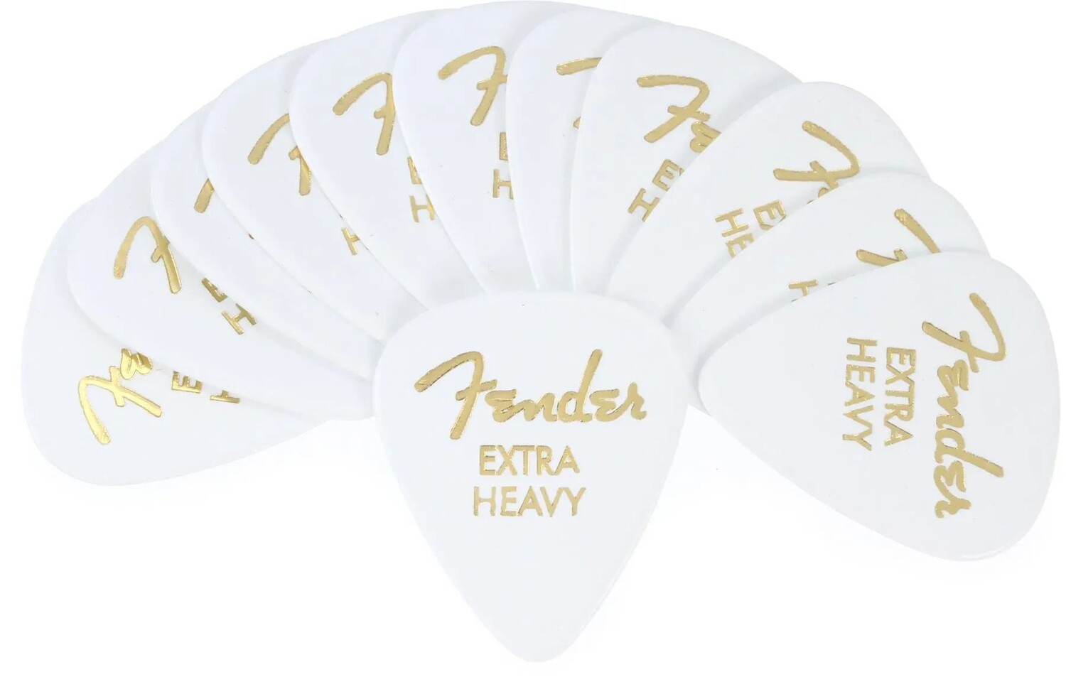 

Медиаторы Fender 351 Premium для гитары — сверхтяжелые белые, 12 шт. в упаковке