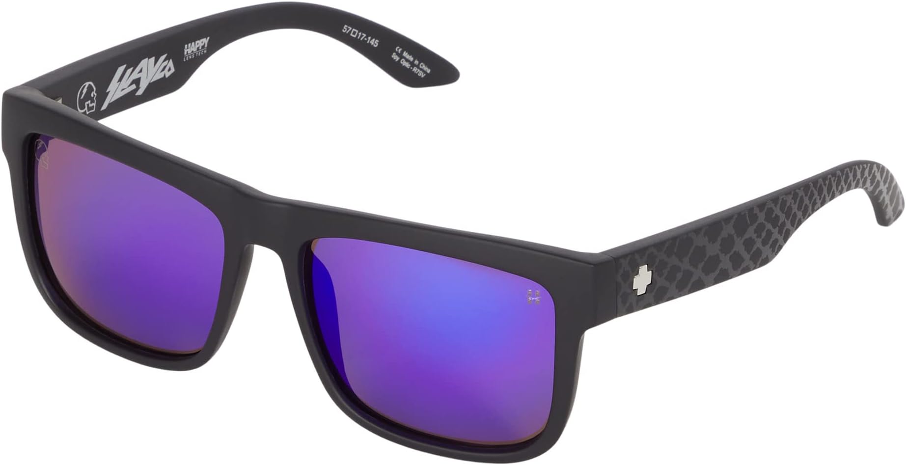 Солнцезащитные очки Discord Spy Optic, цвет Slayco Matte Black Viper Happy Bronze Purple Spectra цена и фото