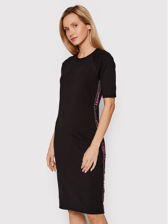 

Платье на каждый день, стандартного кроя Dkny Sport, черный