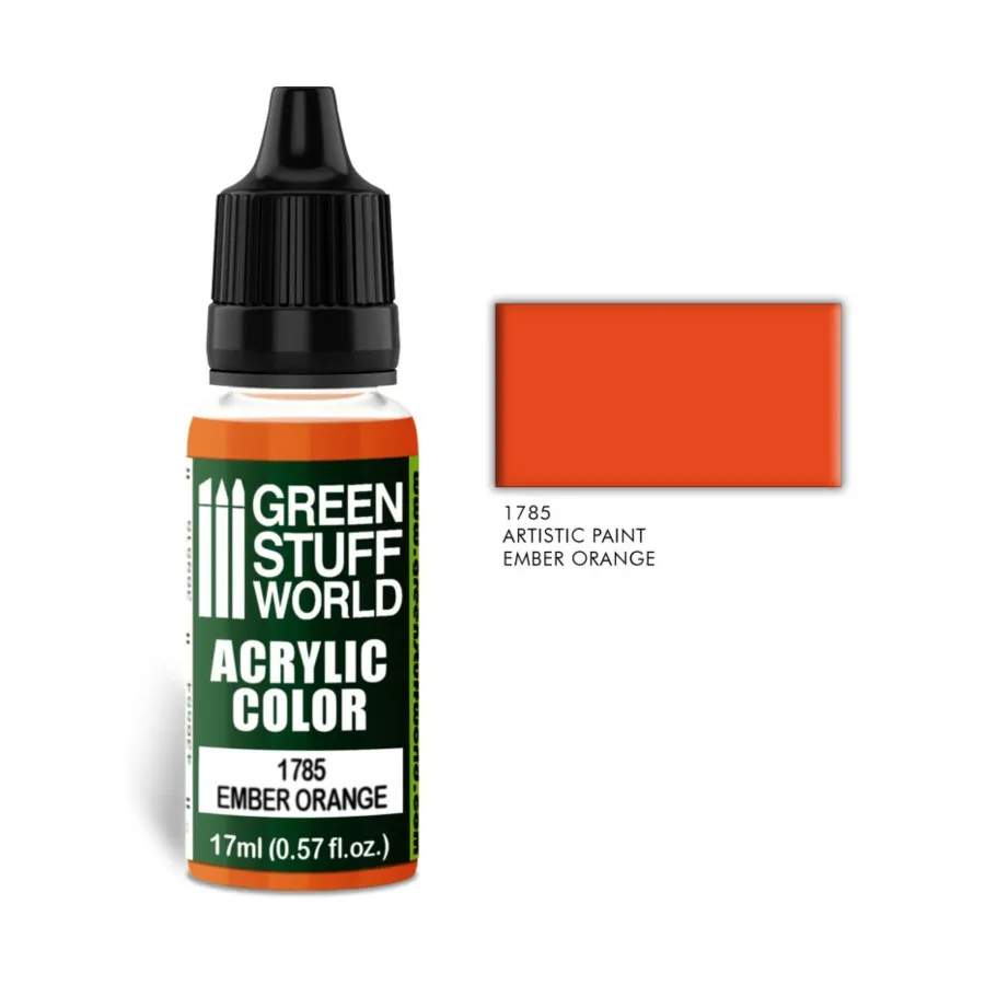 

Эмбер Апельсин, Paint - Acrylic Color Paint - 17ml (Green Stuff World)