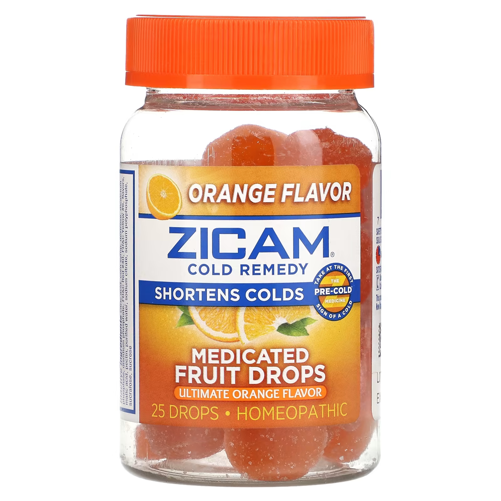Средство от простуды Zicam, лечебные фруктовые капли средство sambucol от гриппа и простуды 60 быстрорастворимых таблеток