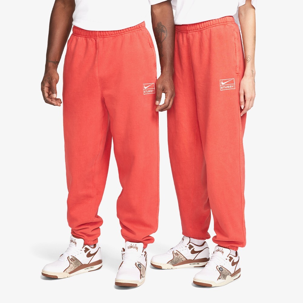 

Брюки Nike x Stussy Fleece Pants 'Habanero' Nike, мультиколор