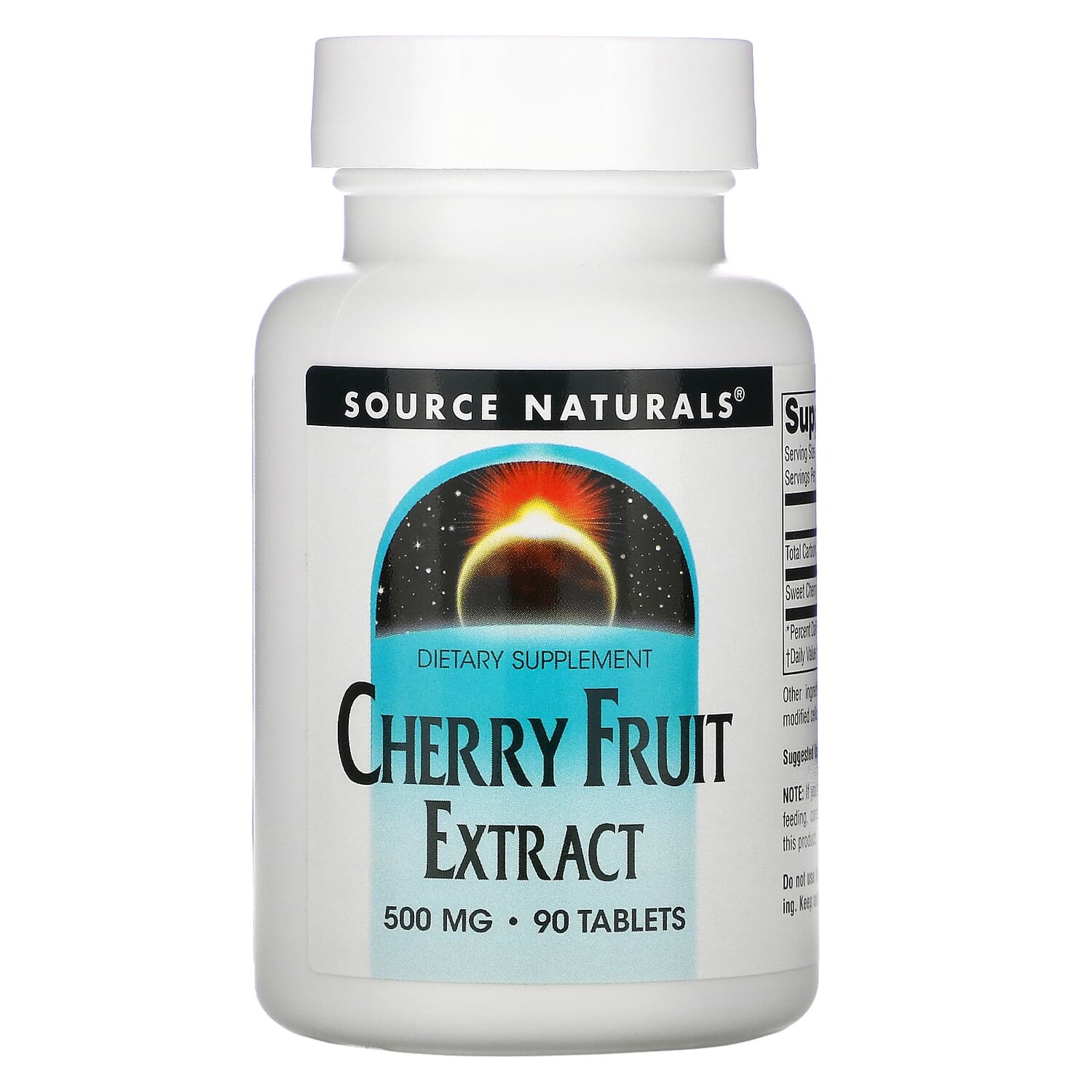 

Экстракт плодов вишни, 500 мг, 90 таблеток, Source Naturals