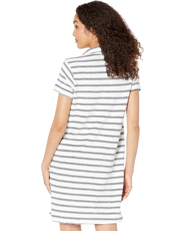 

Платье NIC+ZOE Striped Terry Dress, белый мульти