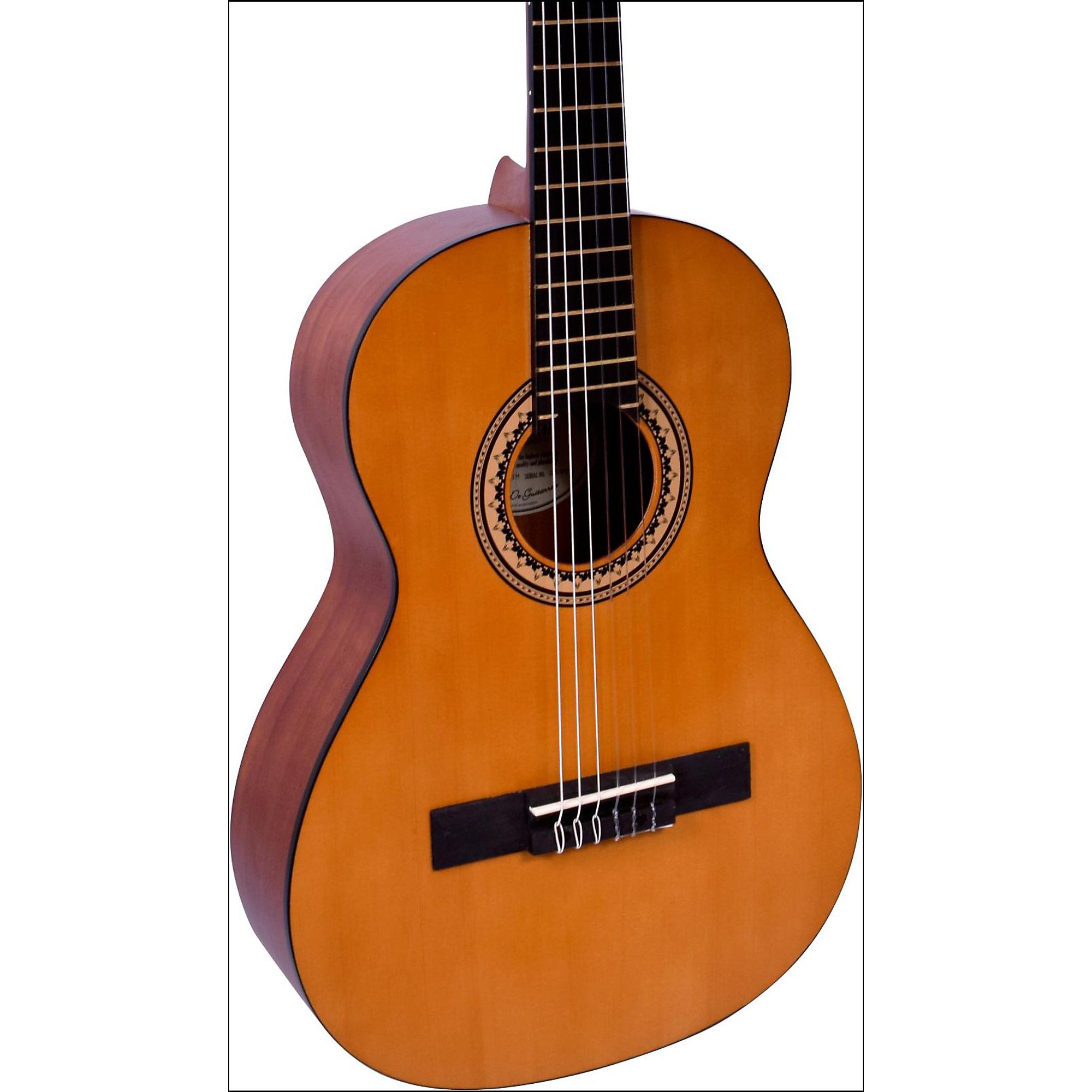 Гибридная классическая акустическая гитара Valencia 200 Series, размер 3/4, натуральный