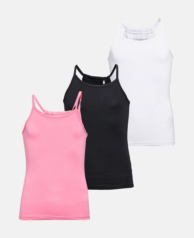 

Топ на бретельках, набор из 3 шт. Esprit, черный