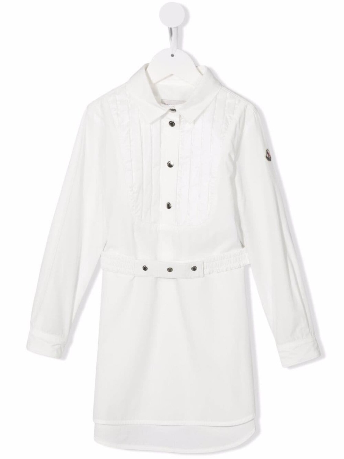 

Moncler Enfant платье с поясом, белый