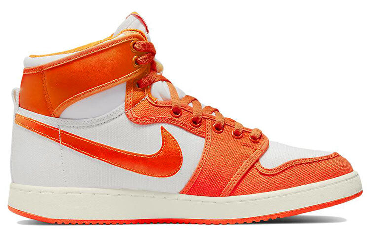 

Кроссовки Мужские Nike Air Jordan 1 KO винтажные баскетбольные Rush Orange