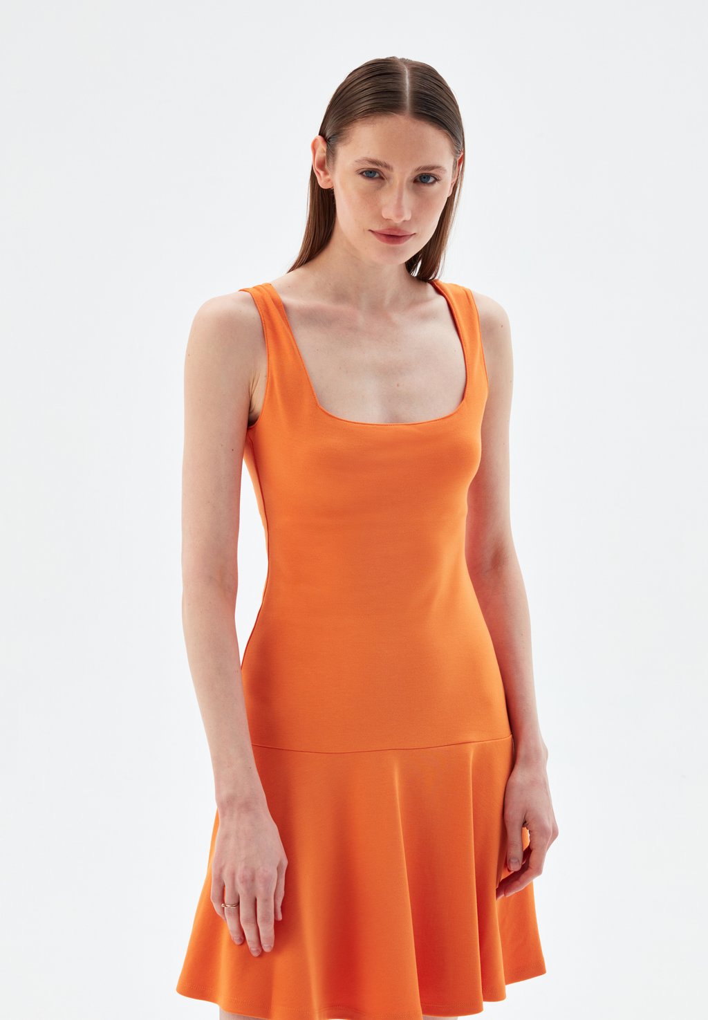 Летнее платье adL, оранжевый
