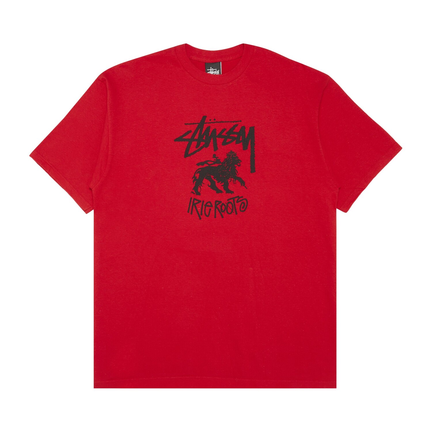 

Футболка Stussy Irie Roots Lion, красная, Красный