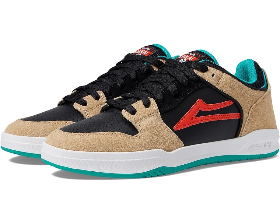 

Кроссовки Lakai Telford Low, цвет Tan/Black Suede