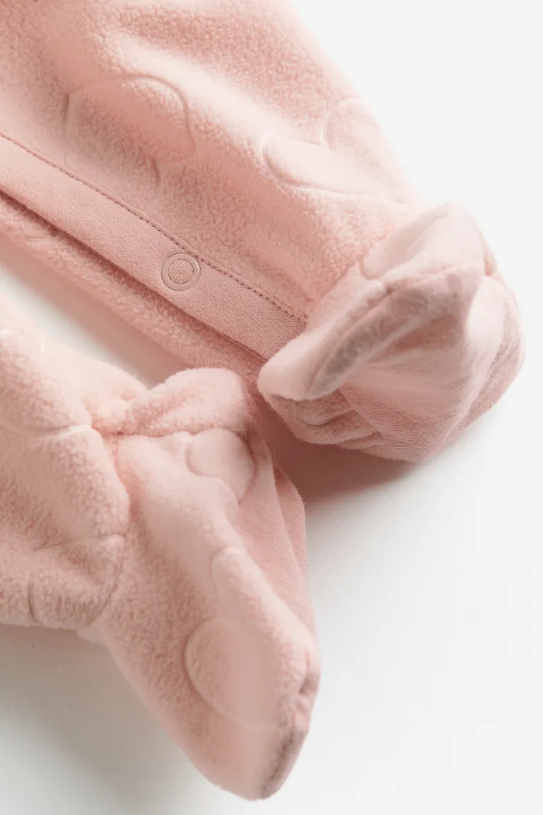 

Комбинезон из флисовой пижамы H&M, розовый