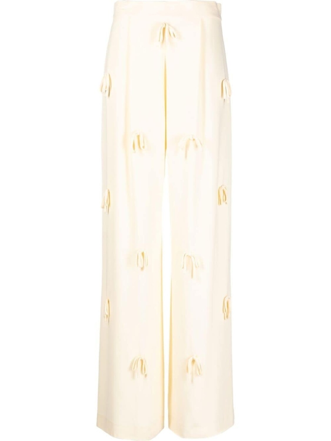 

Viktor & Rolf широкие брюки Bed Of Bows, нейтральный цвет