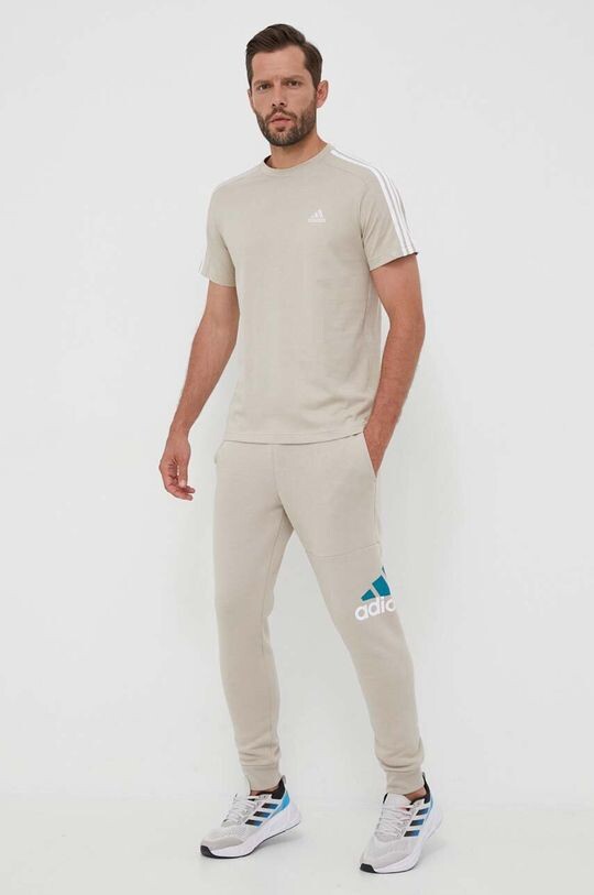 

Джоггеры adidas, бежевый