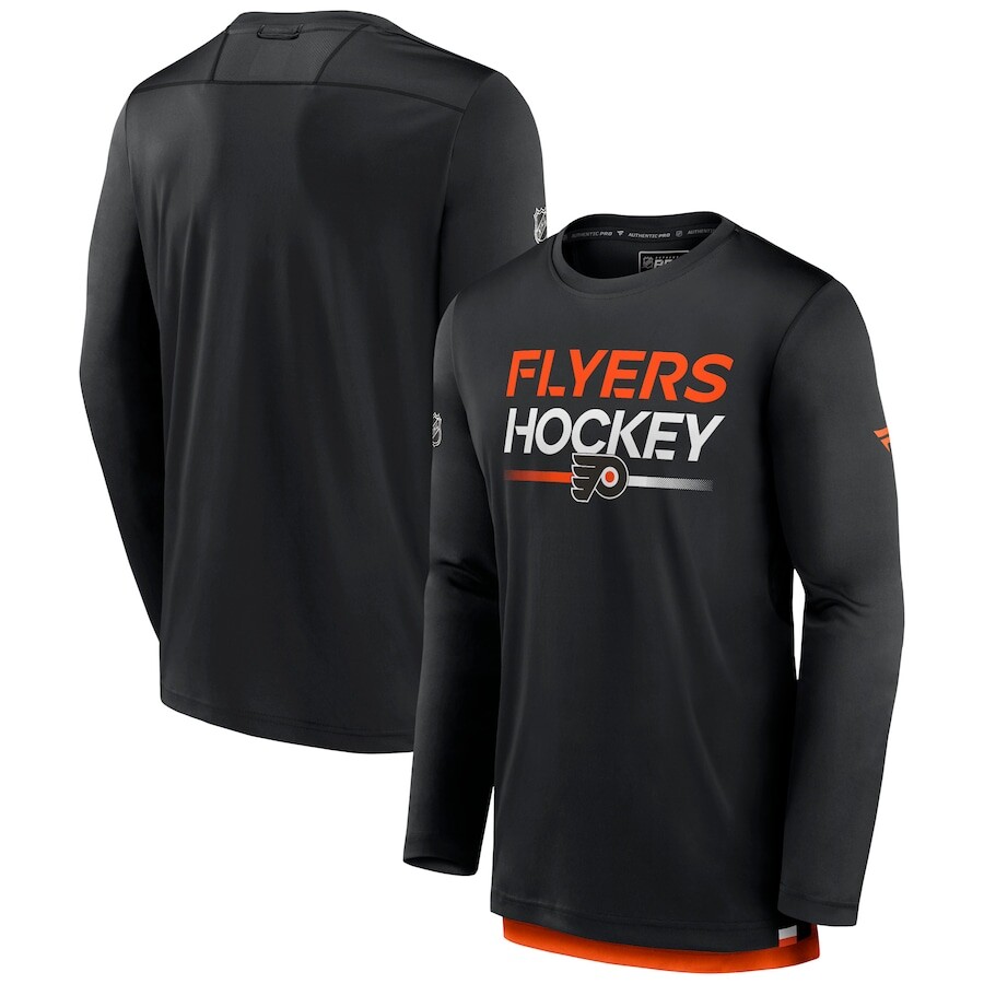 

Футболка с длинным рукавом Fanatics Branded Philadelphia Flyers, черный