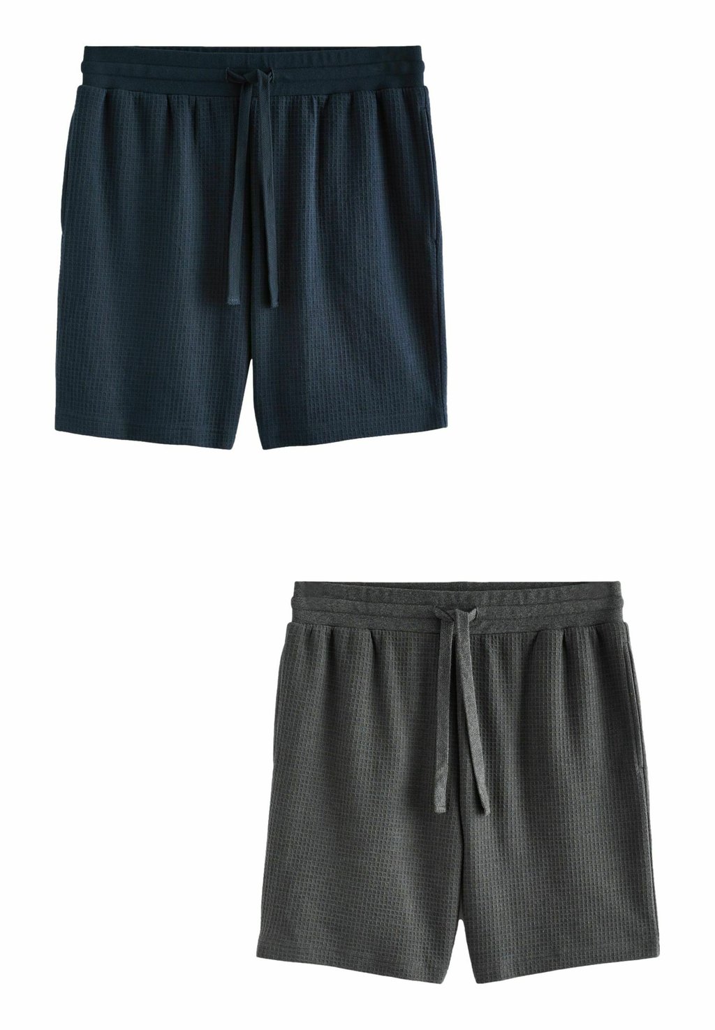Спортивные брюки 2 PACK LIGHTWEIGHT Next, цвет grey navy blue waffle texture