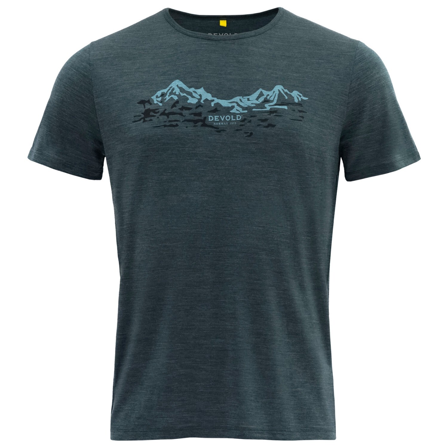 

Рубашка из мериноса Devold Utladalen Tee, цвет Woods, Серый