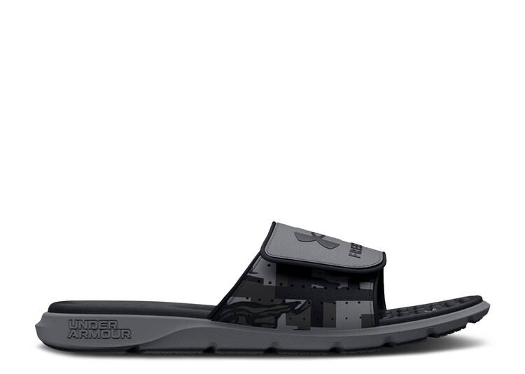 

Кроссовки Under Armour IGNITE 7 FREEDOM SLIDE 'PITCH GREY CAMO', серый