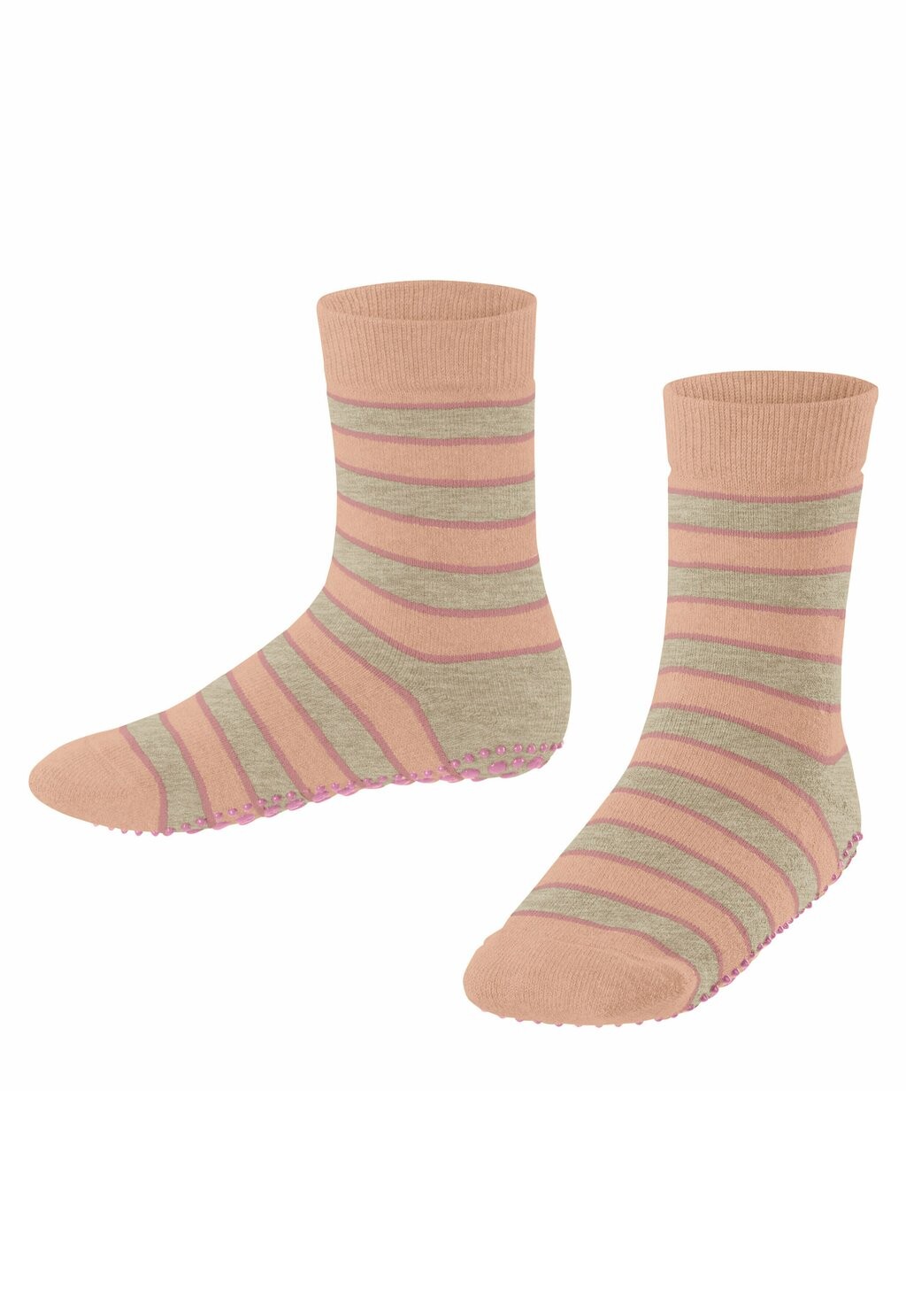 

Носки SIMPLE STRIPES SILICONE NUBS IMPROVED GRIP FALKE, цвет coral