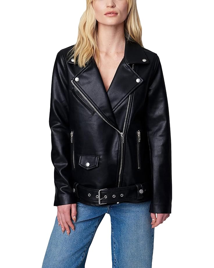 Куртка Blank NYC Leather Long Moto, цвет Beginner's Luck