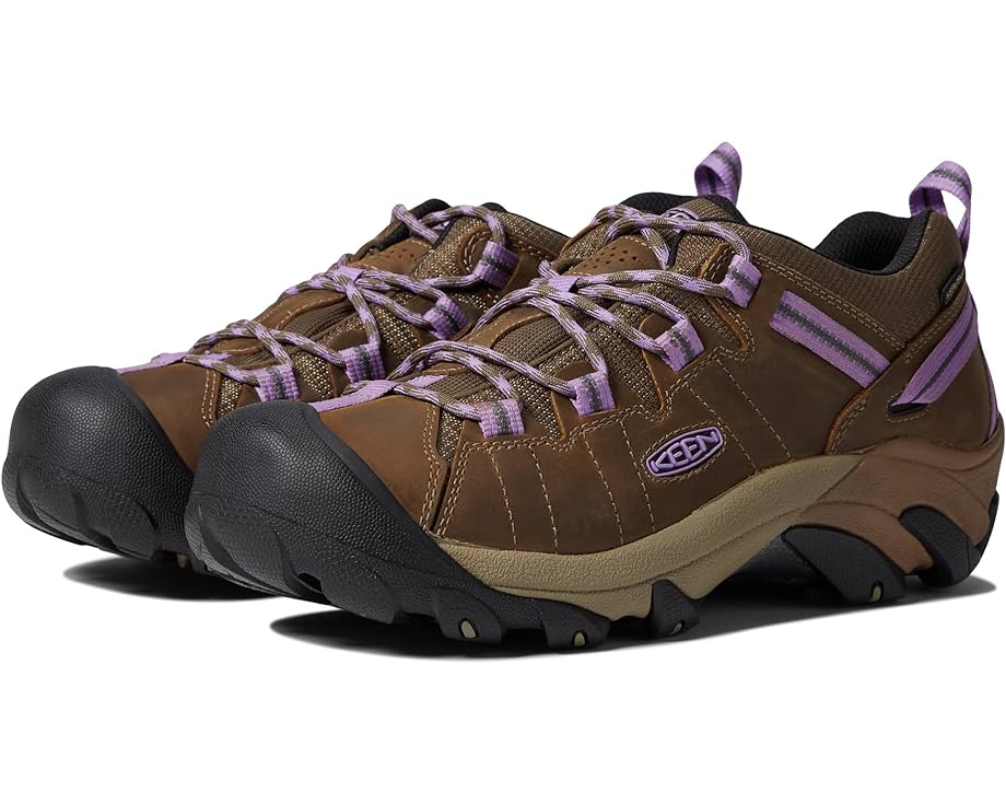 Походные ботинки KEEN Targhee II WP, цвет Timberwolf/English Lavender